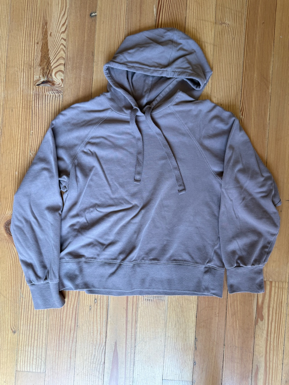 Pact Women’s Hooded Pullover Sweater - Taupe